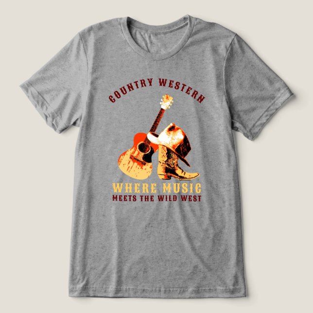 Land Western T Shirt (Design Framsida)