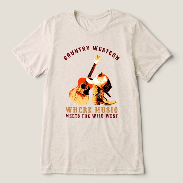 Land Western T Shirt (Design Framsida)