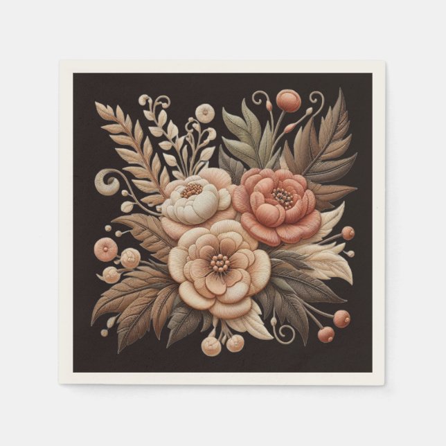 Land Westerna blommor Pappersservett (Framsidan)