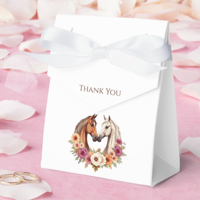 Land Westerna hästar Presentaskar (Bröllop)