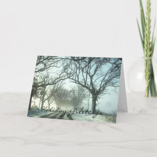 Land Winter Road-julkort Helgkort