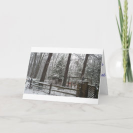 Land Winter Scene Helgkort