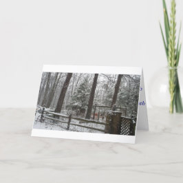 Land Winter Scene Helgkort