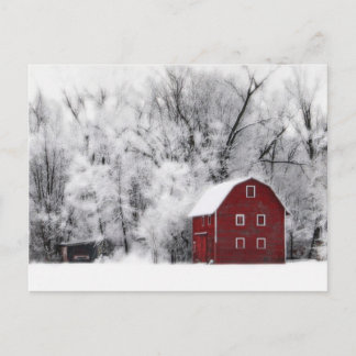 Land Winter Vykort