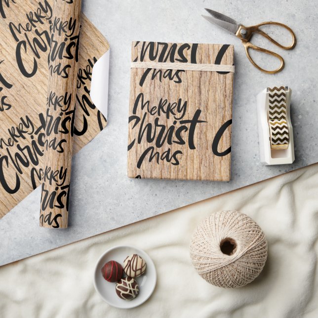 Land Wood God jul Christian Religiösa Presentpapper (Hantverk)