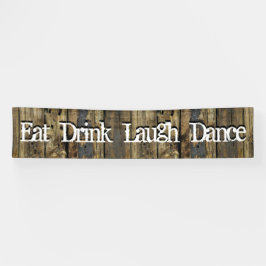 Land Wood Ljus Eat Drink Laugh Dance Banner