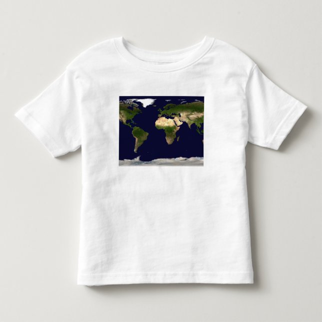 Land Yta, Shallow Vatten och Shaded Topogra Tee Shirt (Framsida)