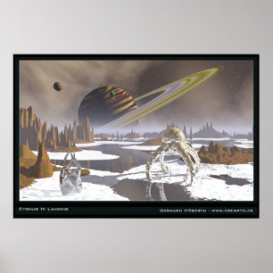 Landa för Cygnusdropp Poster