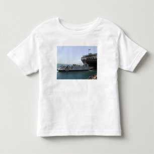 Landa nytto- flytta för hantverk in i placera t-shirt