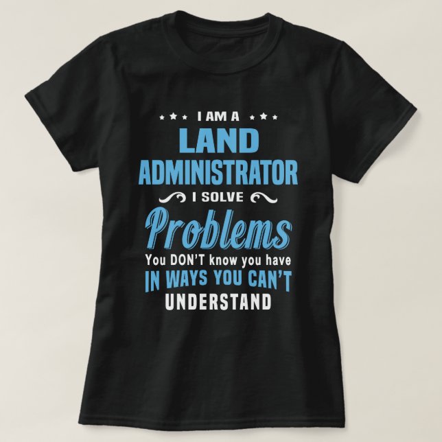 Landadministratör T Shirt (Design framsida)