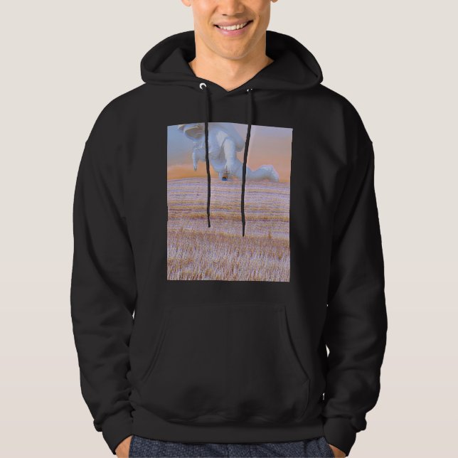 Landande astronaut hoodie (Framsida)