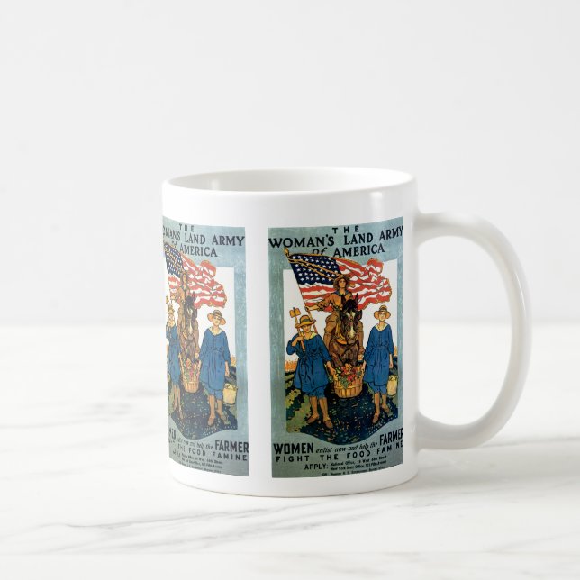 Landarmé för kvinnor kaffemugg (Höger)