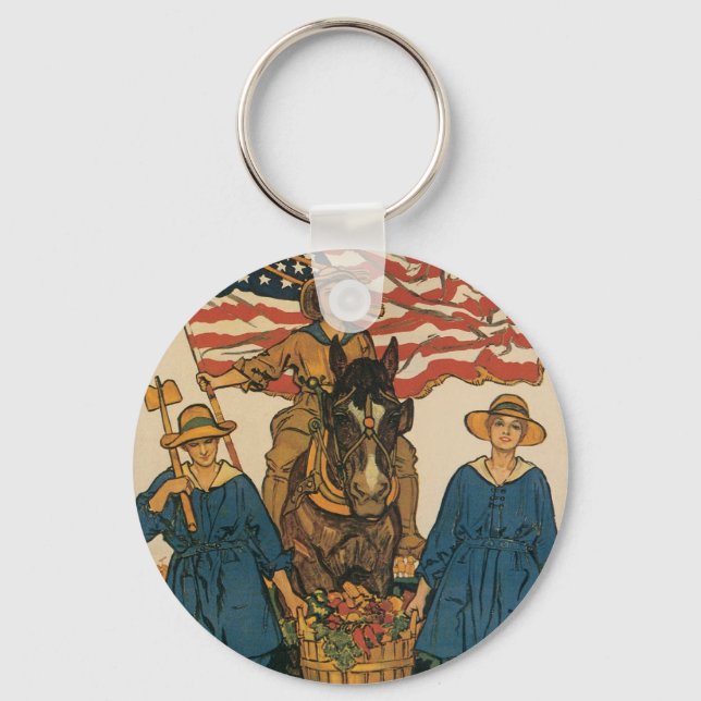 Landarmé för kvinnor nyckelring (Framsida)