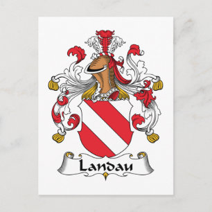 Landau Family Crest Vykort