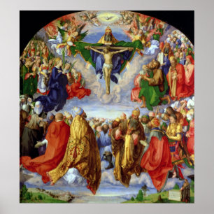 Landauer Altarbit, The Saints Day, 1511 Poster
