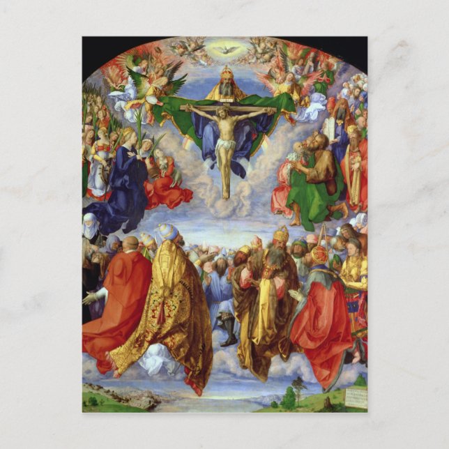 Landauer Altarbit, The Saints Day, 1511 Vykort (Framsida)