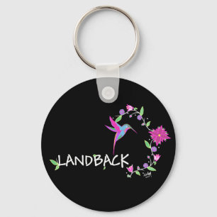 Landback - Blommigt Nyckelring