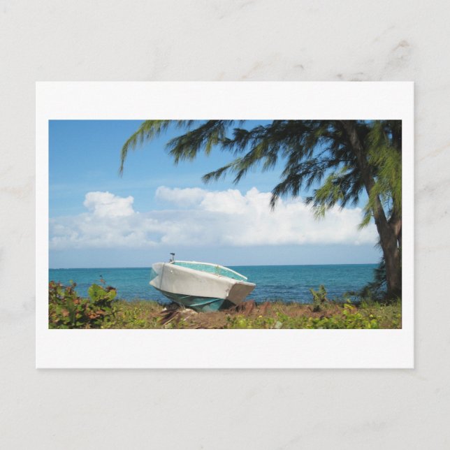 landbåt vykort (Framsida)