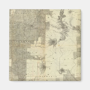 Landbidrag Washington och Oregon Magnet