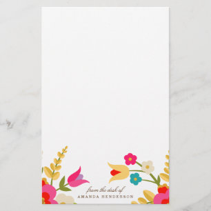 Landblommor Brevpapper