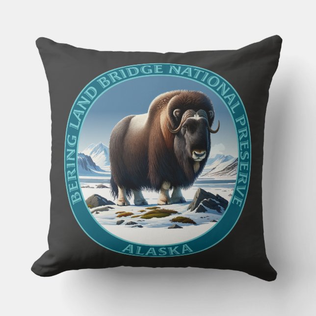 Landbryggan Alaska Kudde (Framsida)