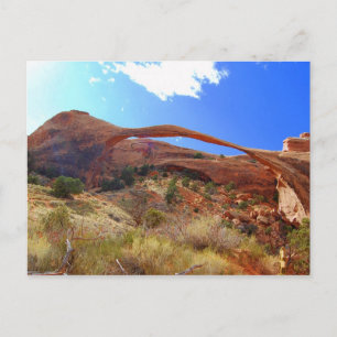 Landcape Arch, Arches National Park, Utah Vykort