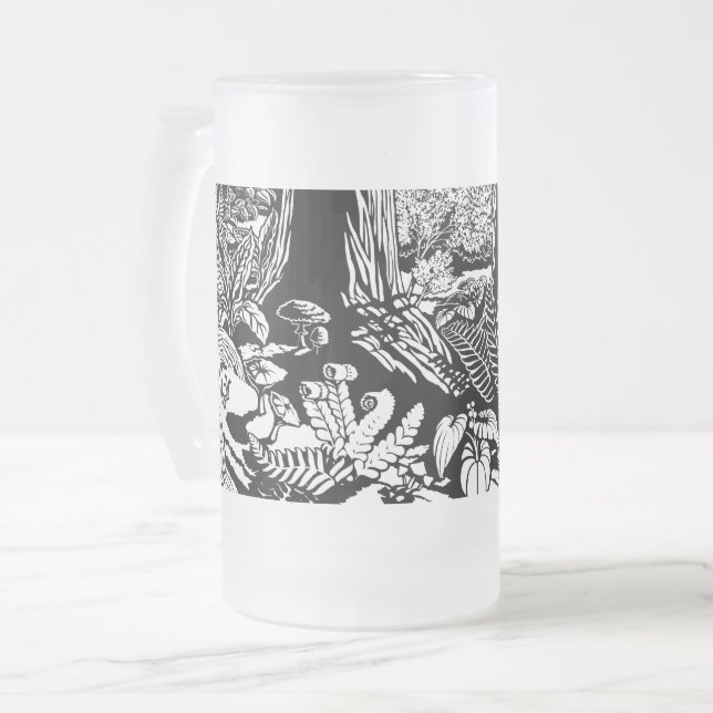 Landcape Art Beer Glass Stanley Park Eco-Art Mugg (Framsida vänster)