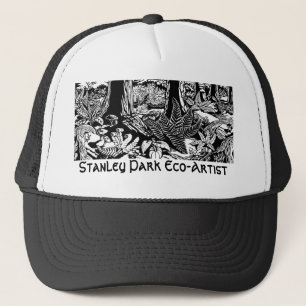Landcape Art Hats Stanley Park Eco-Art Caps Truckerkeps