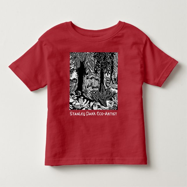 Landcape Art T-shirts Stanley Park Eco-Art Shirts (Framsida)