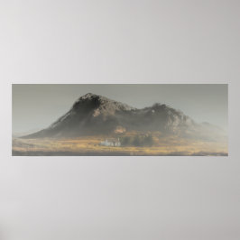 Landcape Buachaille Etive Mhor, Glencoe Scotland Poster