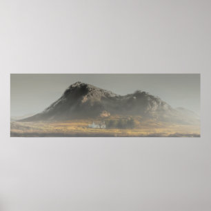 Landcape Buachaille Etive Mhor, Glencoe Scotland Poster