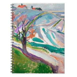 Landcape Painting Edward Munch Anteckningsbok