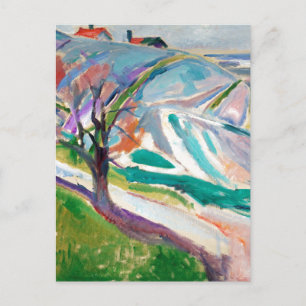 Landcape Painting Edward Munch Helg Vykort