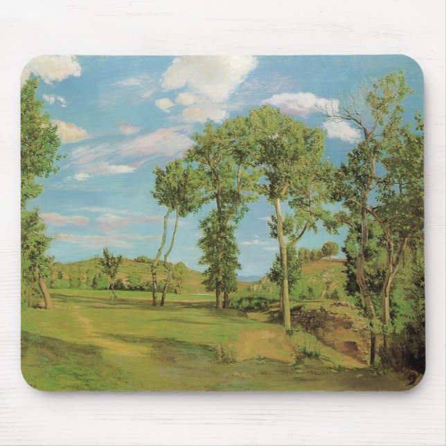 Landcape Paysage Frederic Bazille Impressionist Musmatta (Framsidan)
