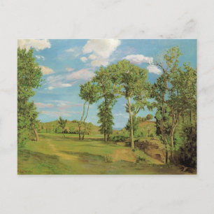 Landcape Paysage Frederic Bazille Impressionist P Vykort