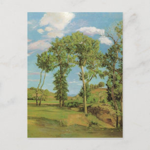 Landcape Paysage Frederic Bazille Impressionist Vykort