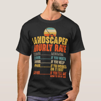 Landcaper Timrate Shirt Munkny Gräsmatta Mow T