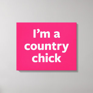 Landchick Canvastryck