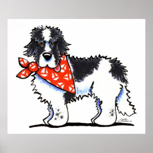 Landeer Newfie sjöman Poster