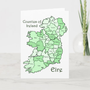 Länder i Irland Karta Kort
