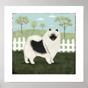 Länder Keeshond Poster
