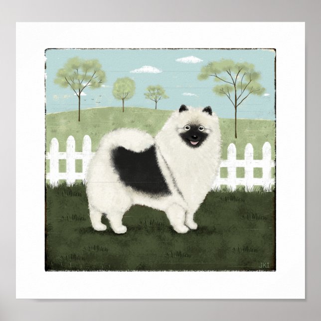 Länder Keeshond Poster (Framsidan)