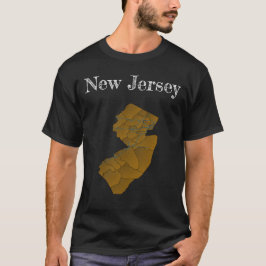 Länder och mellanstater i new jersey t shirt