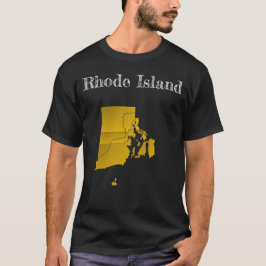 Länder och mellanstater i rhode island t shirt