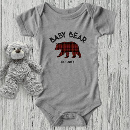 Länder Plaid Baby Björn Födelseår Grundad T Shirt