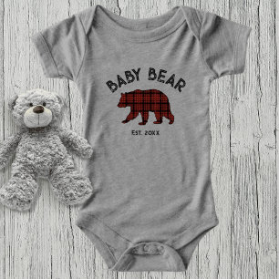 Länder Plaid Baby Björn Födelseår Grundad T Shirt