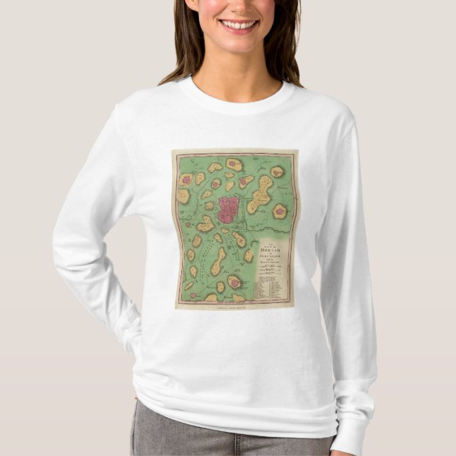 Landet av Moriah eller Jerusalem Tee (Framsida)