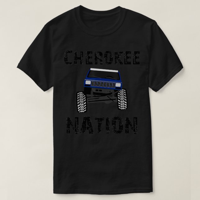 Landet Cherokee j på väg T Shirt (Design framsida)