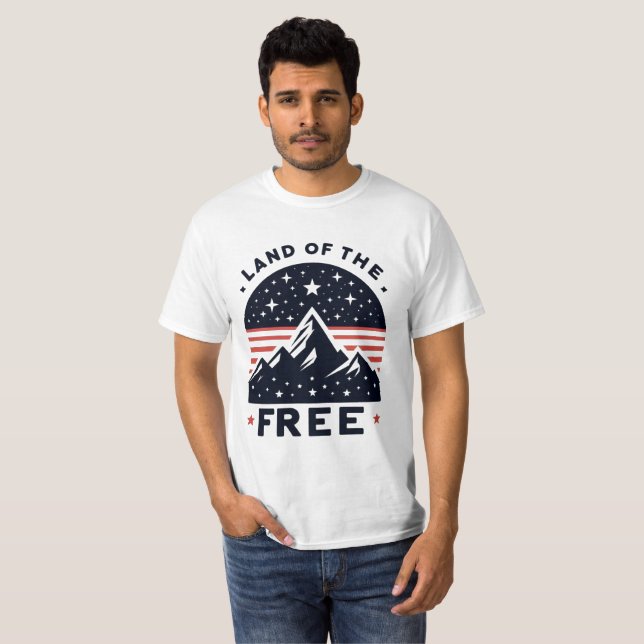 landet fritt t shirt (Hel framsida)