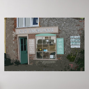 LANDET ROVER & SMOKEHOUSEN POSTER